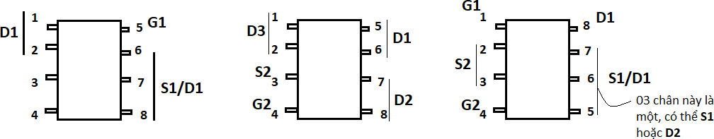 mosfet 8 chan doi