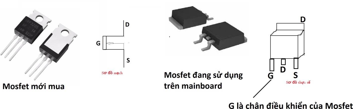 mosfet don 3 chan